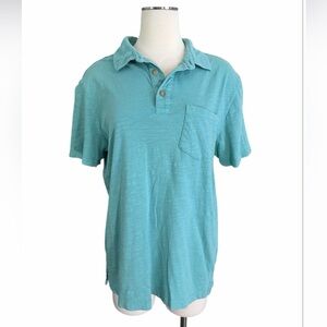 Sonoma Men's Teal Polo Shirt Size Medium